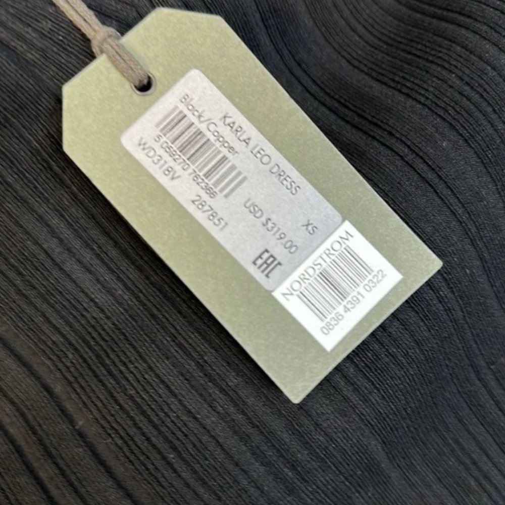SOLD NWT All Saints Mock Neck Karla Leo Cropped Sweater | Black | XS - Picture 6 of 8